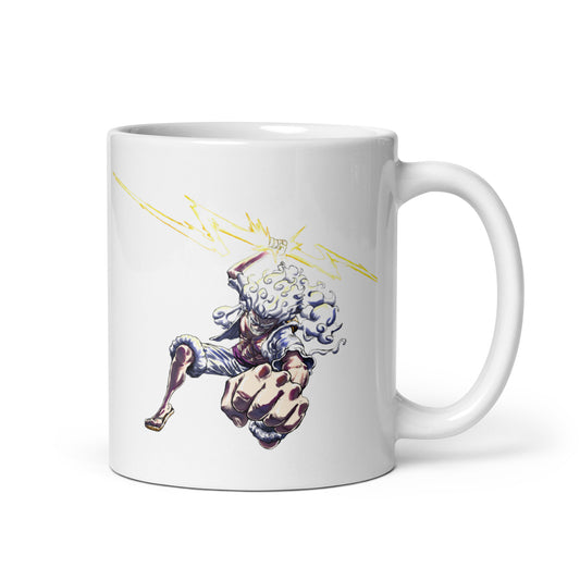 White Glossy Mug - Luffy 49