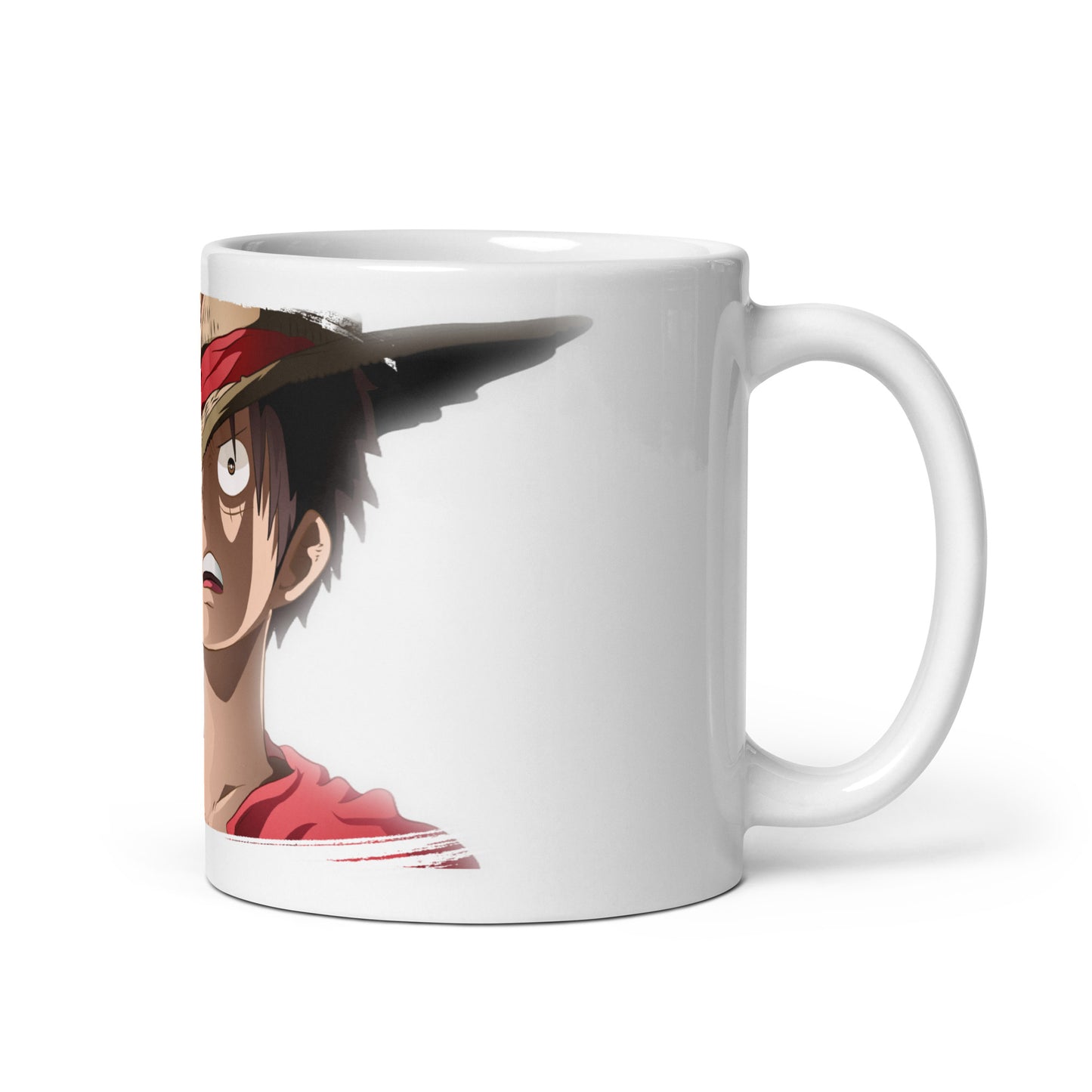 White Glossy Mug - Luffy 50