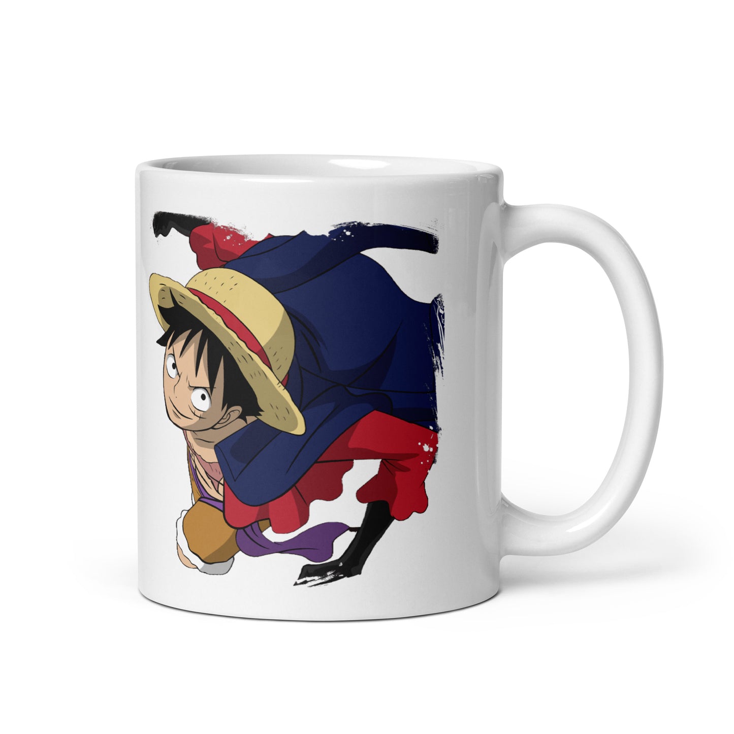 White Glossy Mug - Luffy 54