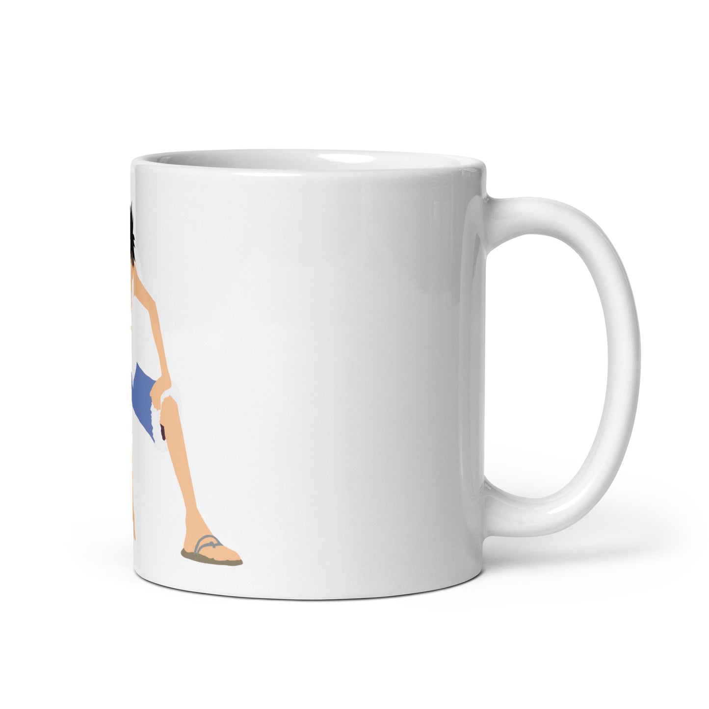 White Glossy Mug - Luffy 55