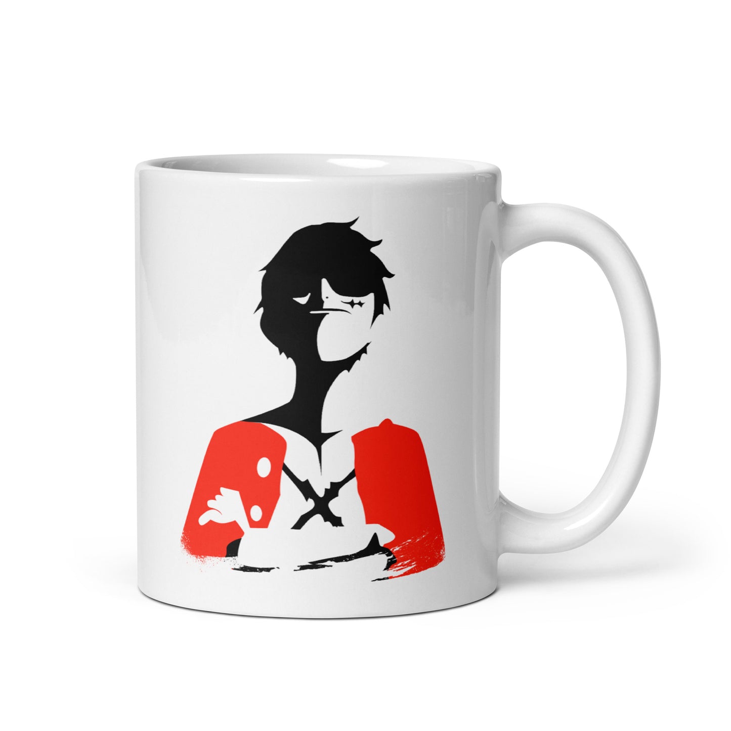 White Glossy Mug - Luffy 56