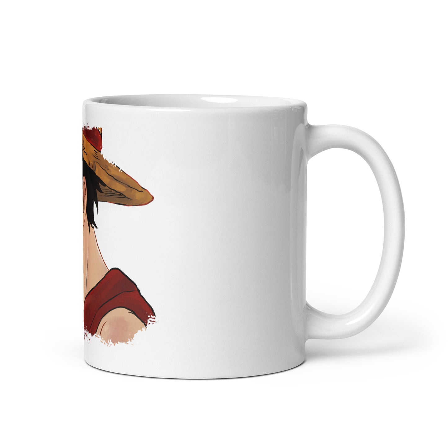 White Glossy Mug - Luffy 68