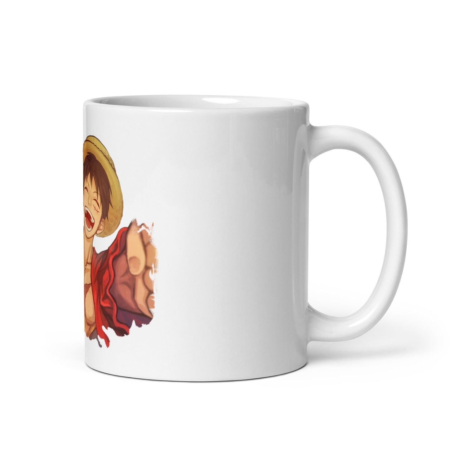 White Glossy Mug - Luffy 72