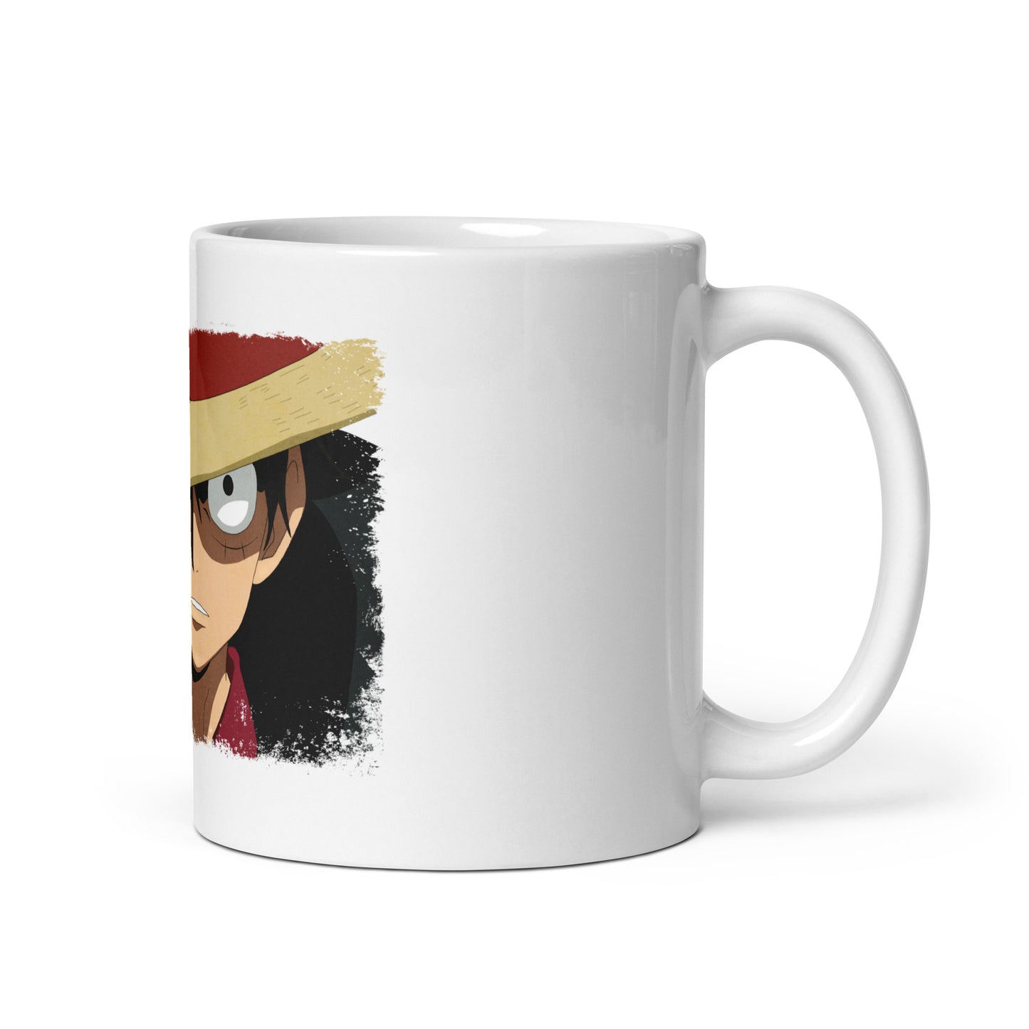 White Glossy Mug - Luffy 73