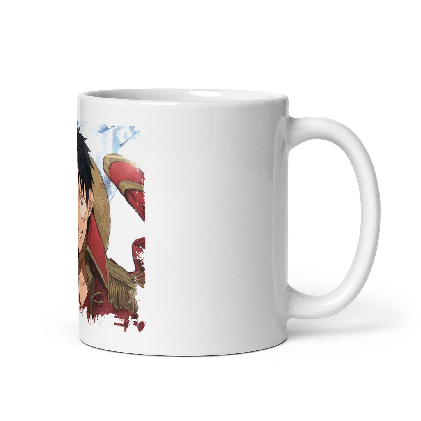 White Glossy Mug - Luffy 74