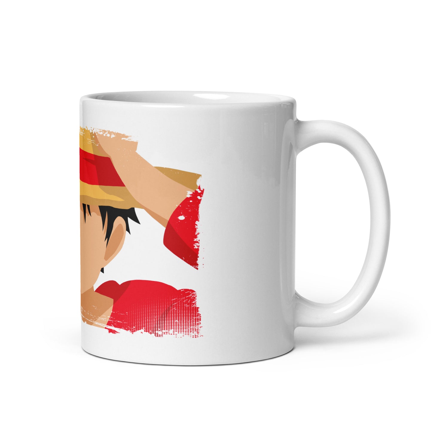 White Glossy Mug - Luffy 78