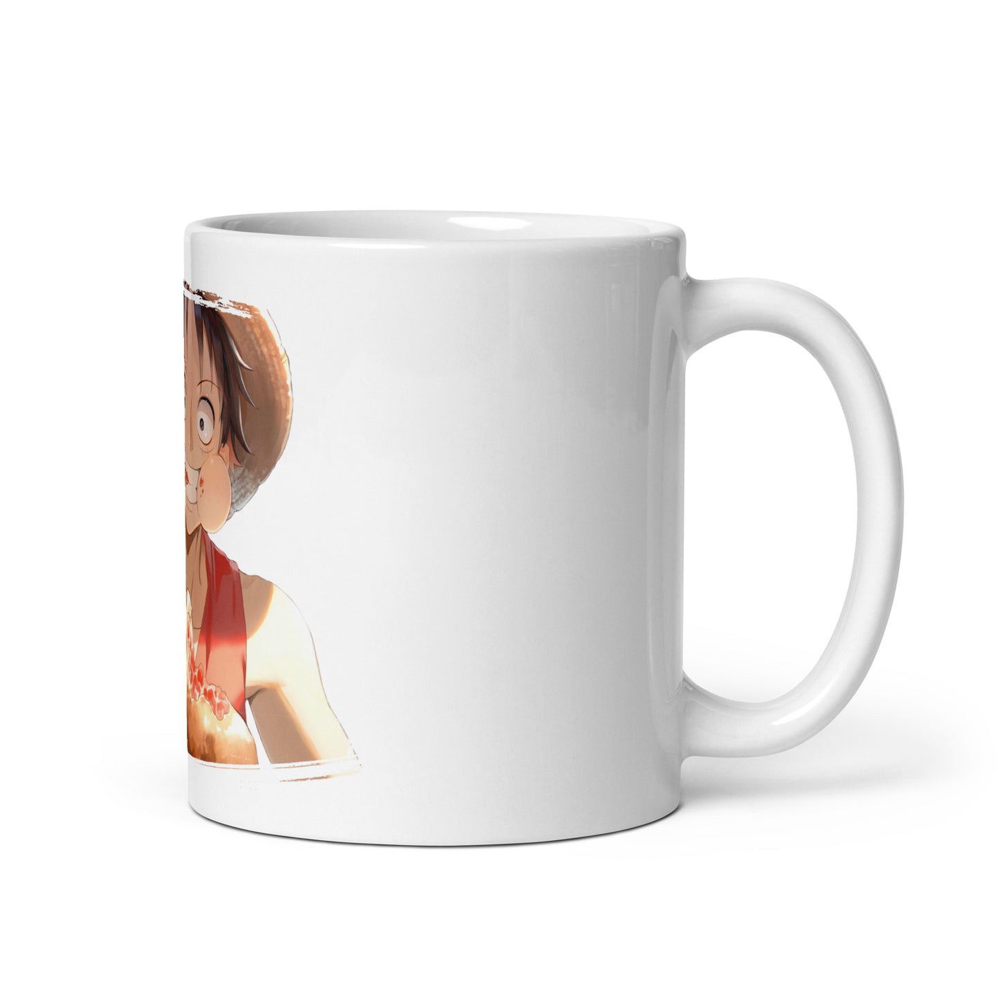 White Glossy Mug - Luffy 79