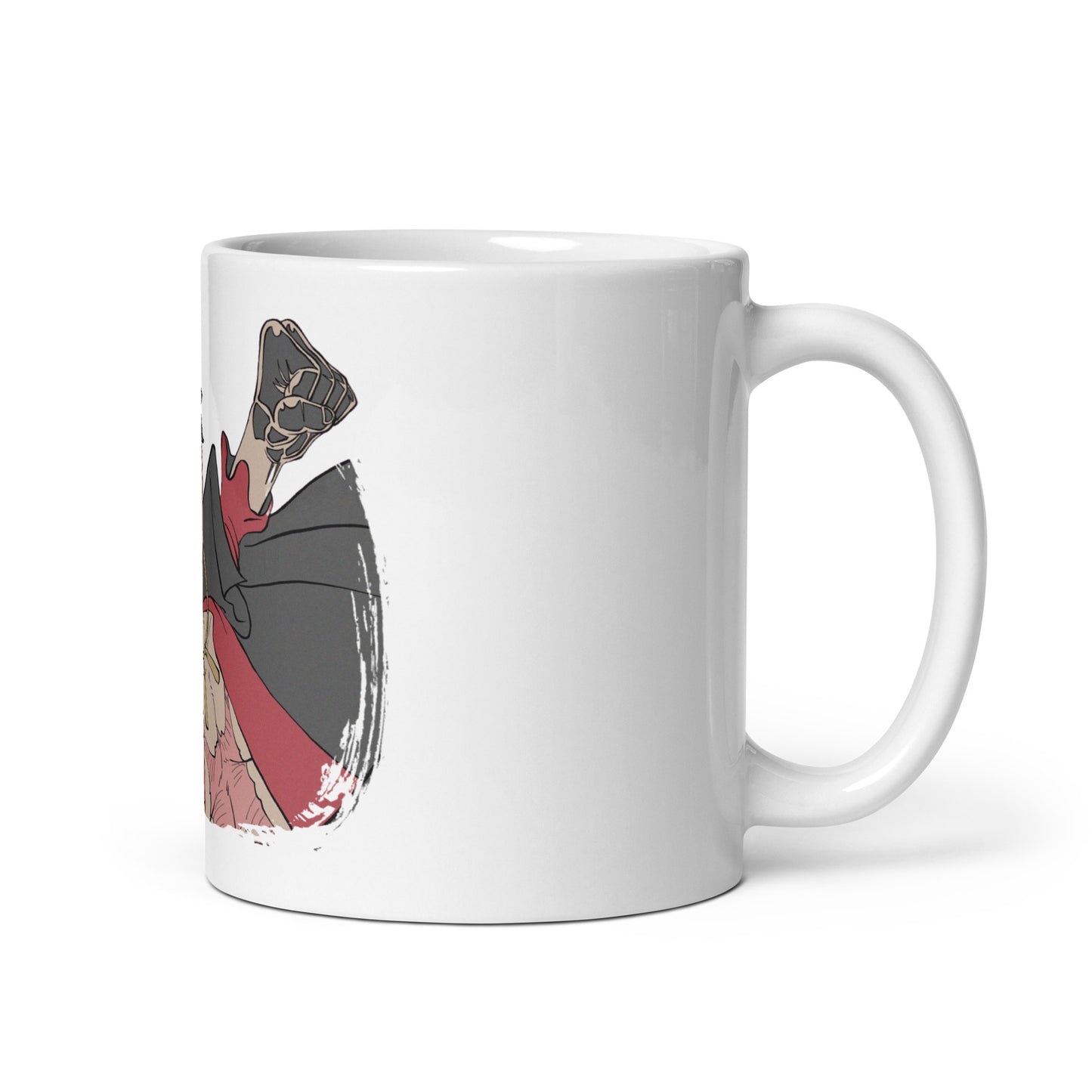 White Glossy Mug - Luffy 80