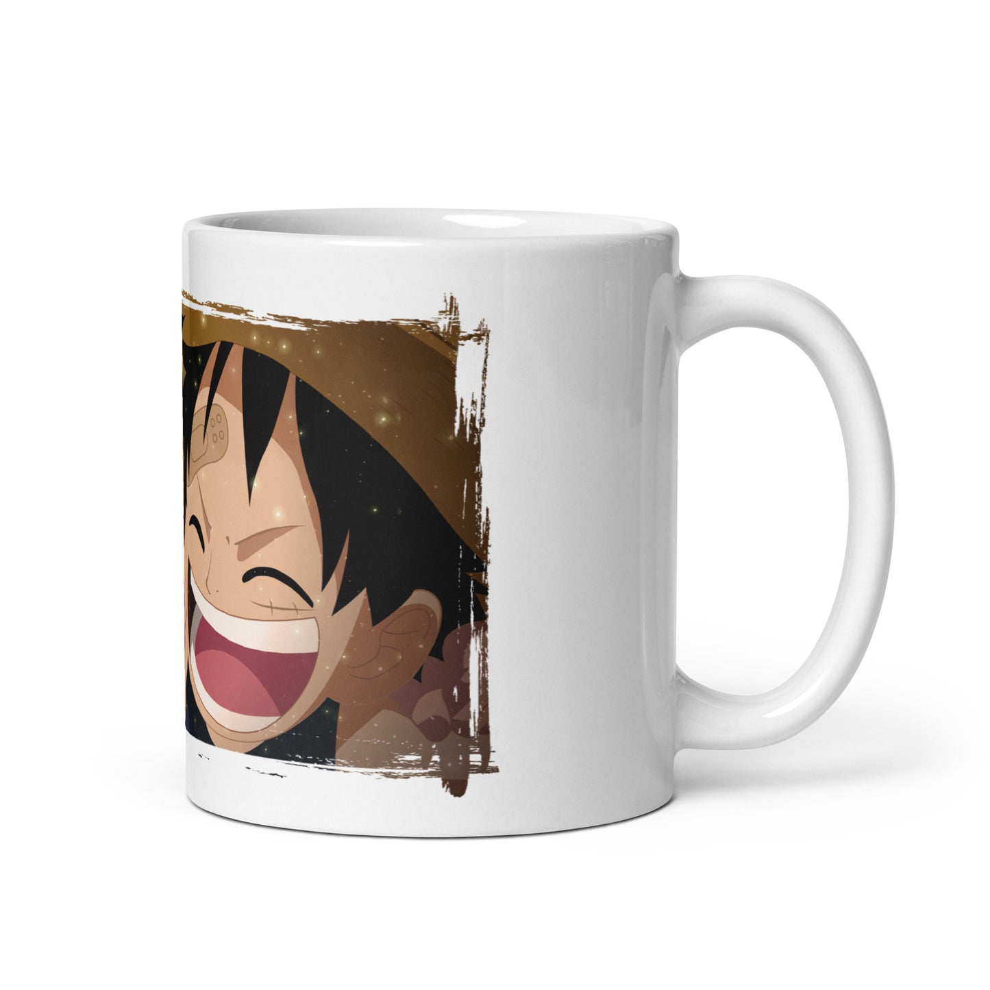 White Glossy Mug - Luffy 82