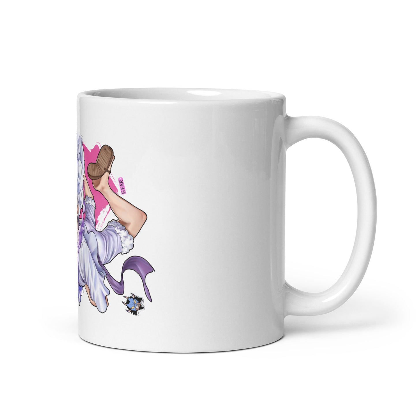 White Glossy Mug - Luffy 83