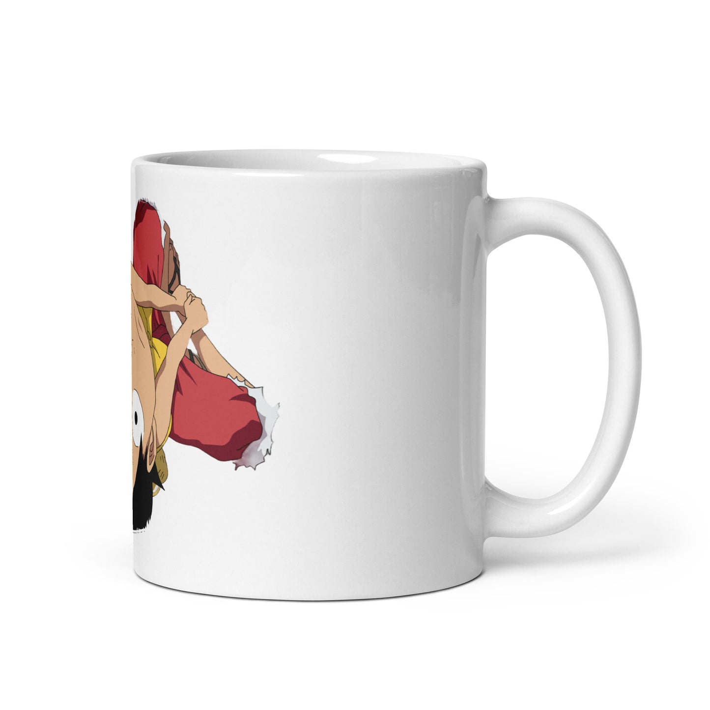 White Glossy Mug - Luffy 84