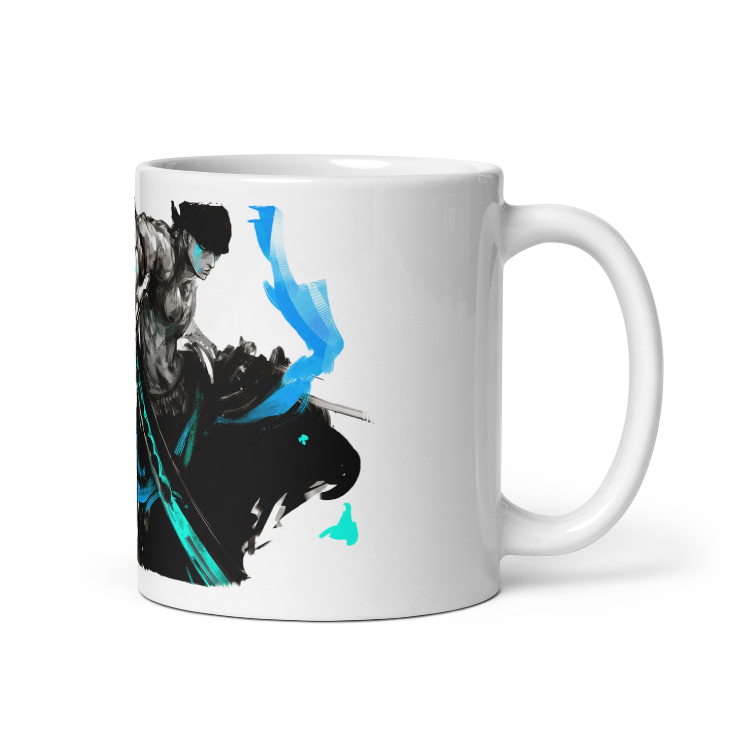 White Glossy Mug - Zoro 4