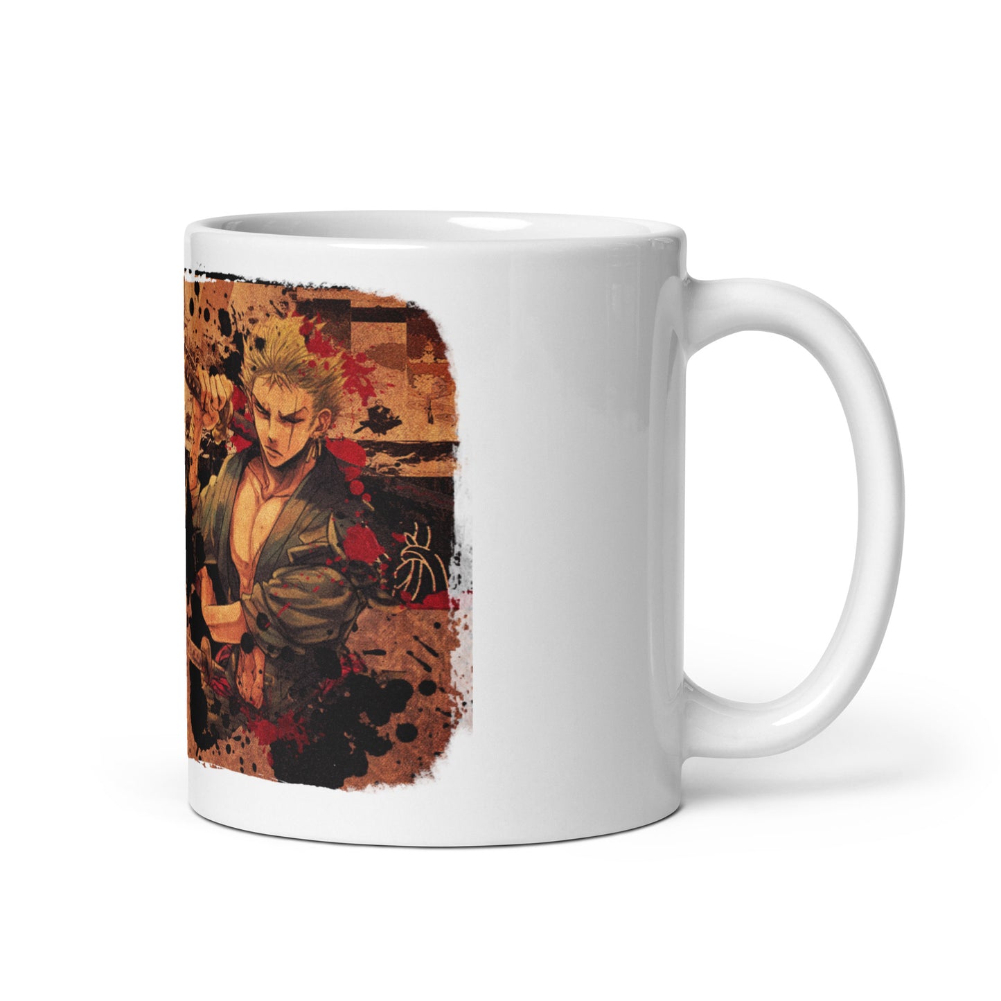 White Glossy Mug - Zoro 10