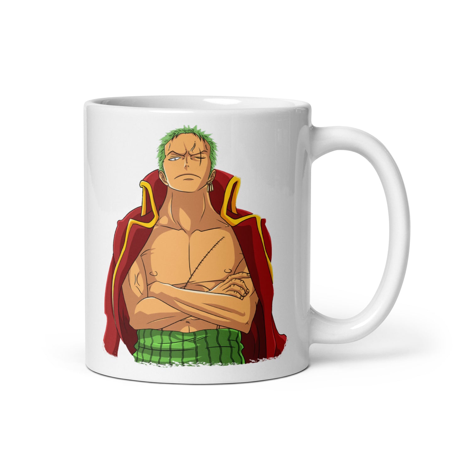 White Glossy Mug - Zoro 13