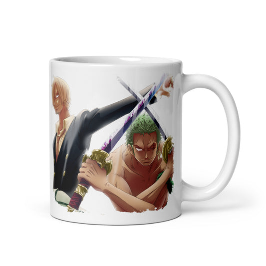 White Glossy Mug - Zoro 16