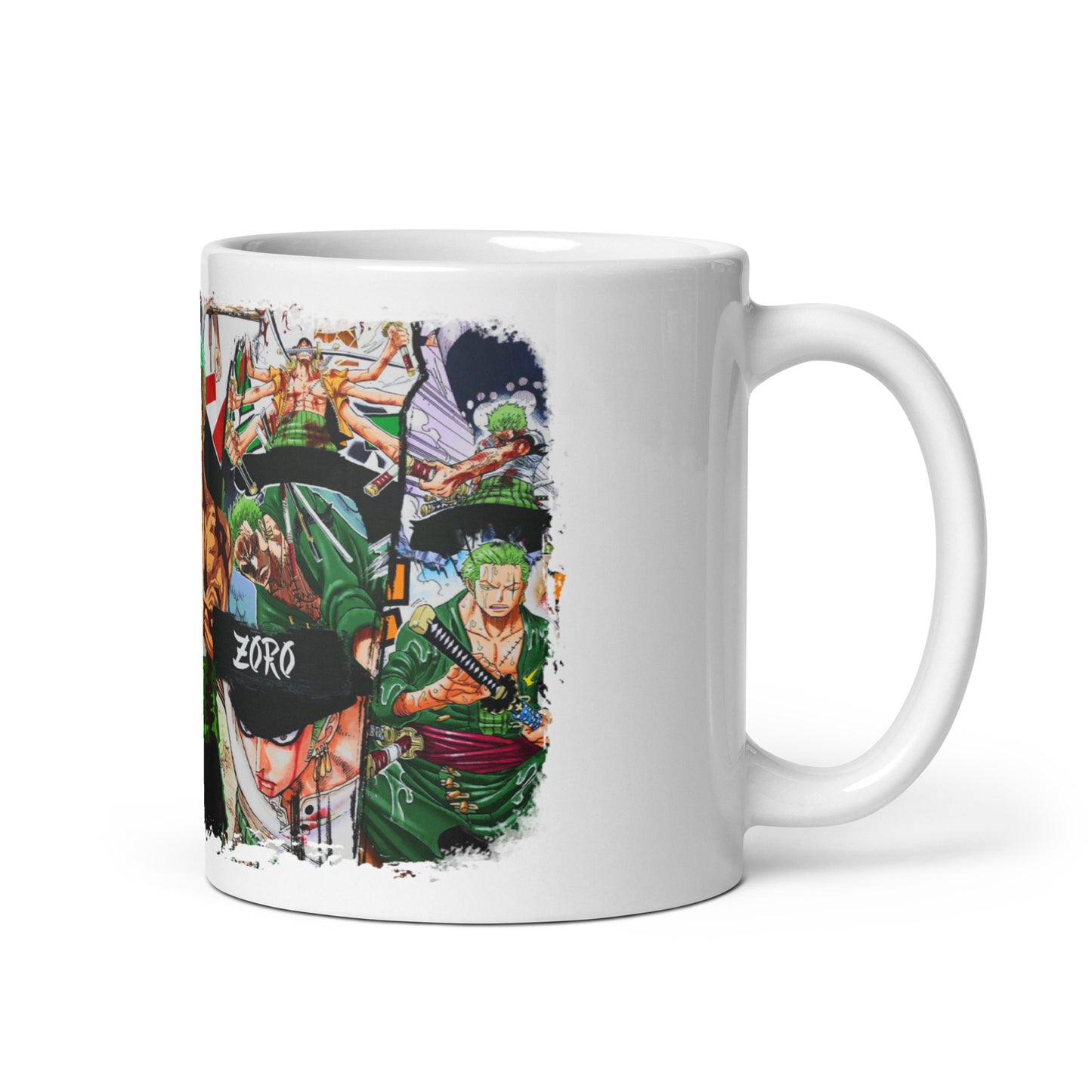 White Glossy Mug - Zoro 22 (b)