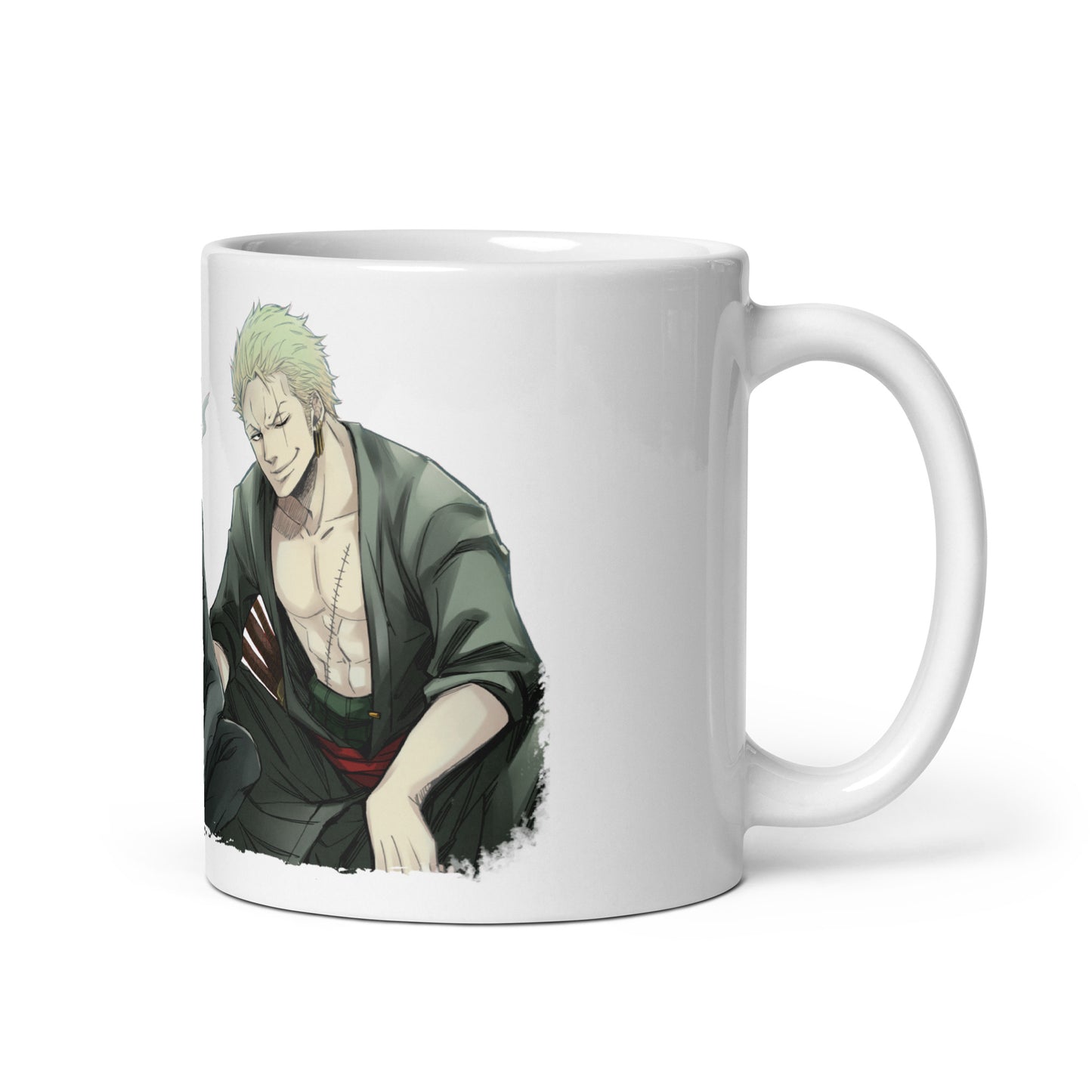 White Glossy Mug - Zoro 24