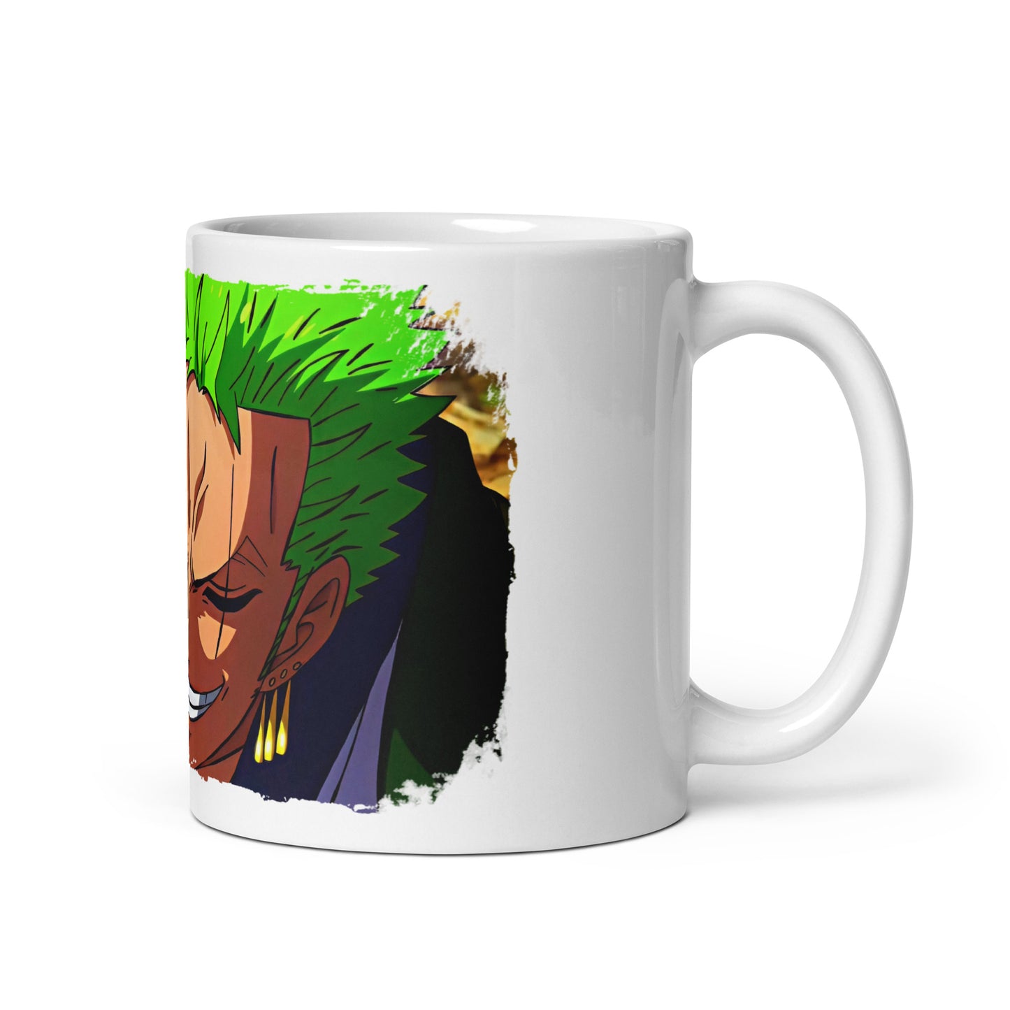 White Glossy Mug - Zoro 25