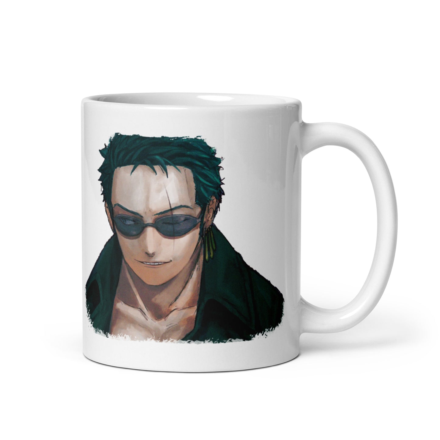 White Glossy Mug - Zoro 32