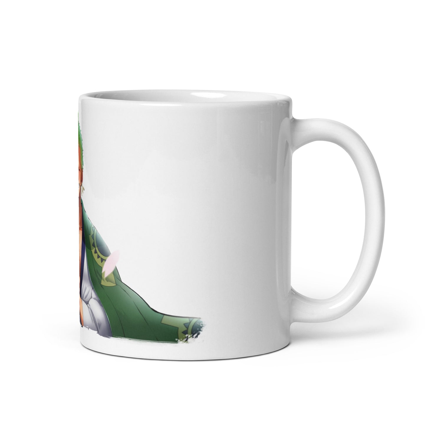 White Glossy Mug - Zoro 38