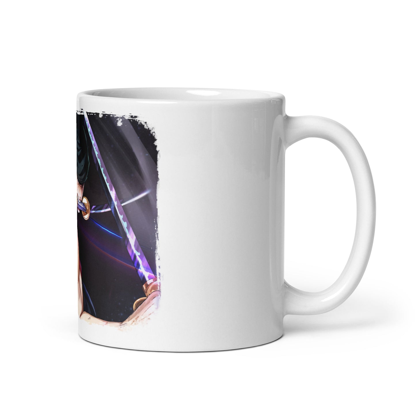 White Glossy Mug - Zoro 44