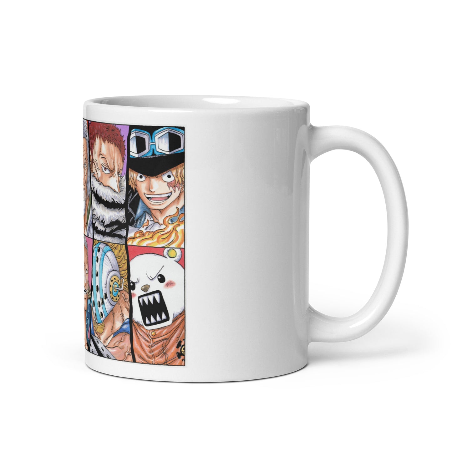 White Glossy Mug - Zoro 45