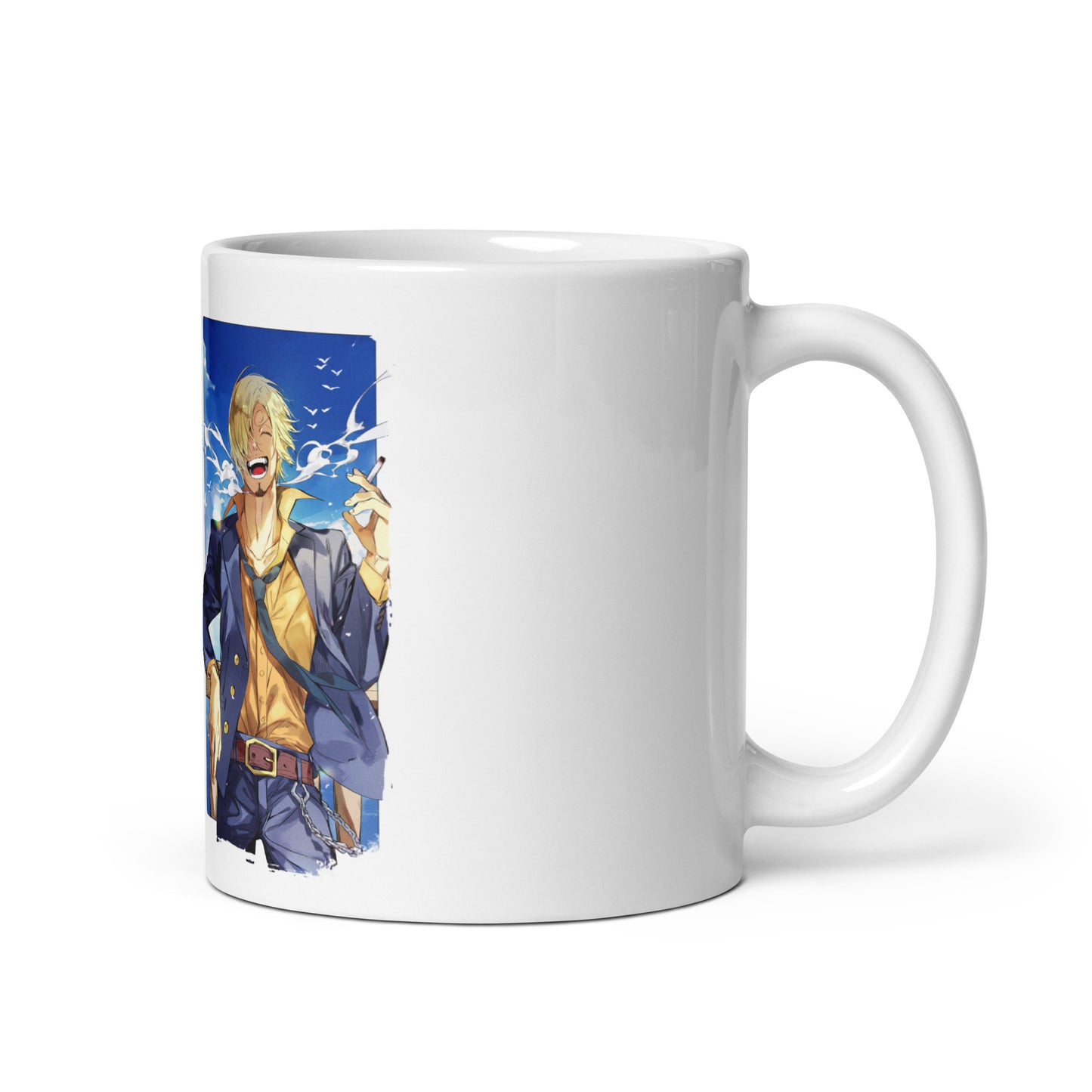 White Glossy Mug - Zoro 46