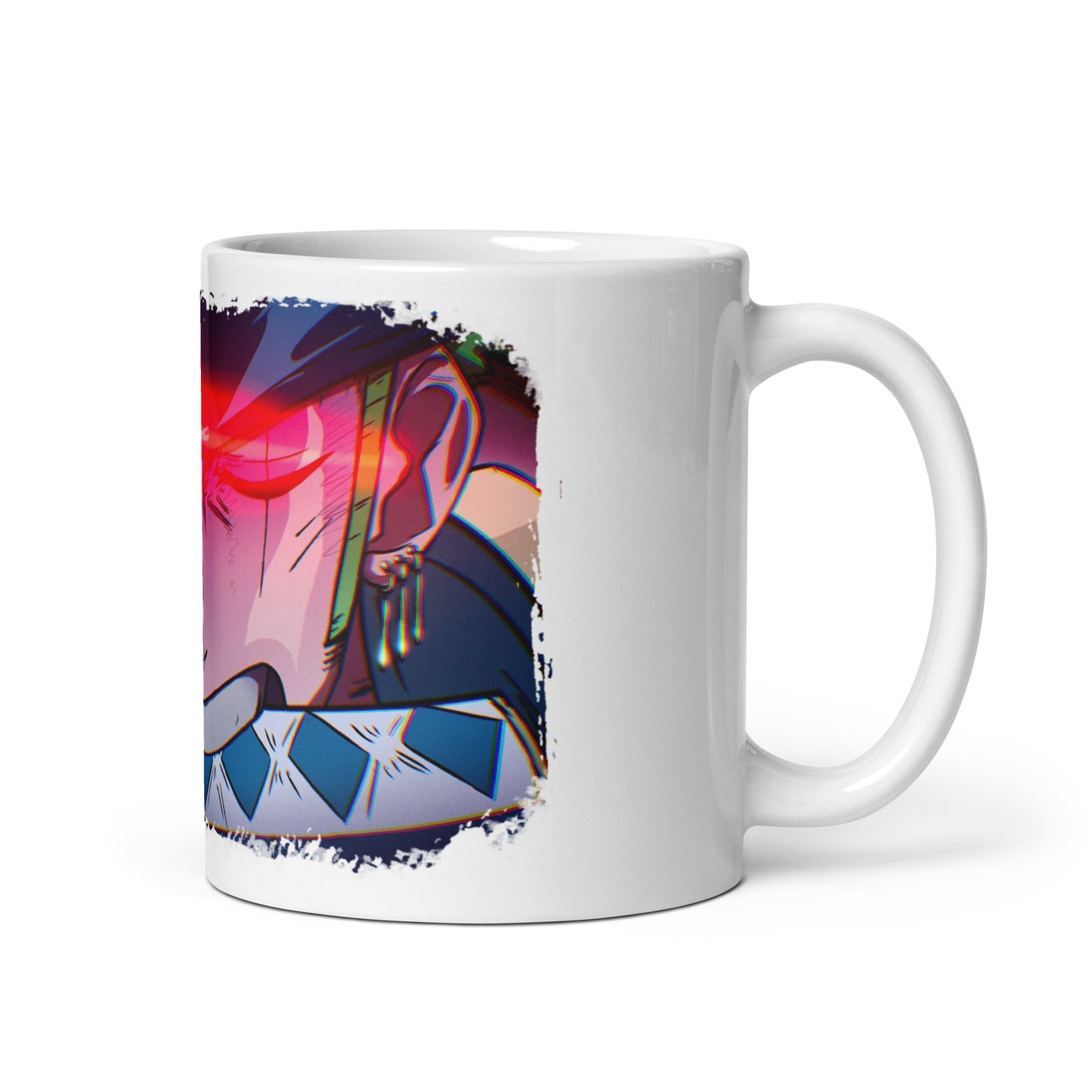 White Glossy Mug - Zoro 48