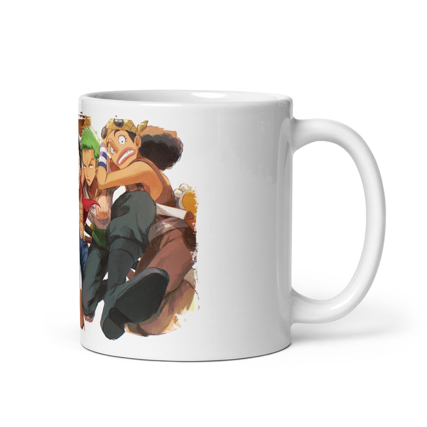 White Glossy Mug - Zoro 49