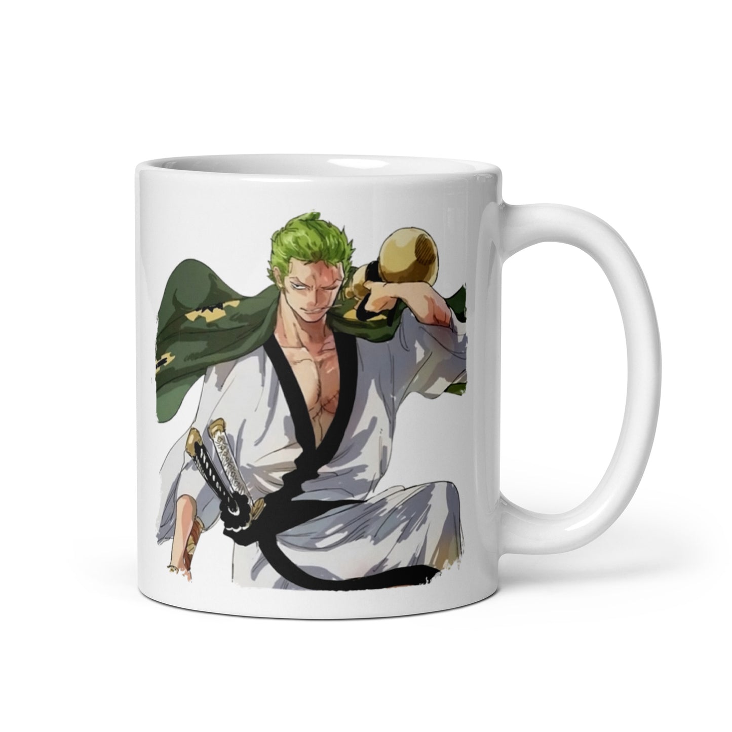 White Glossy Mug - Zoro 56