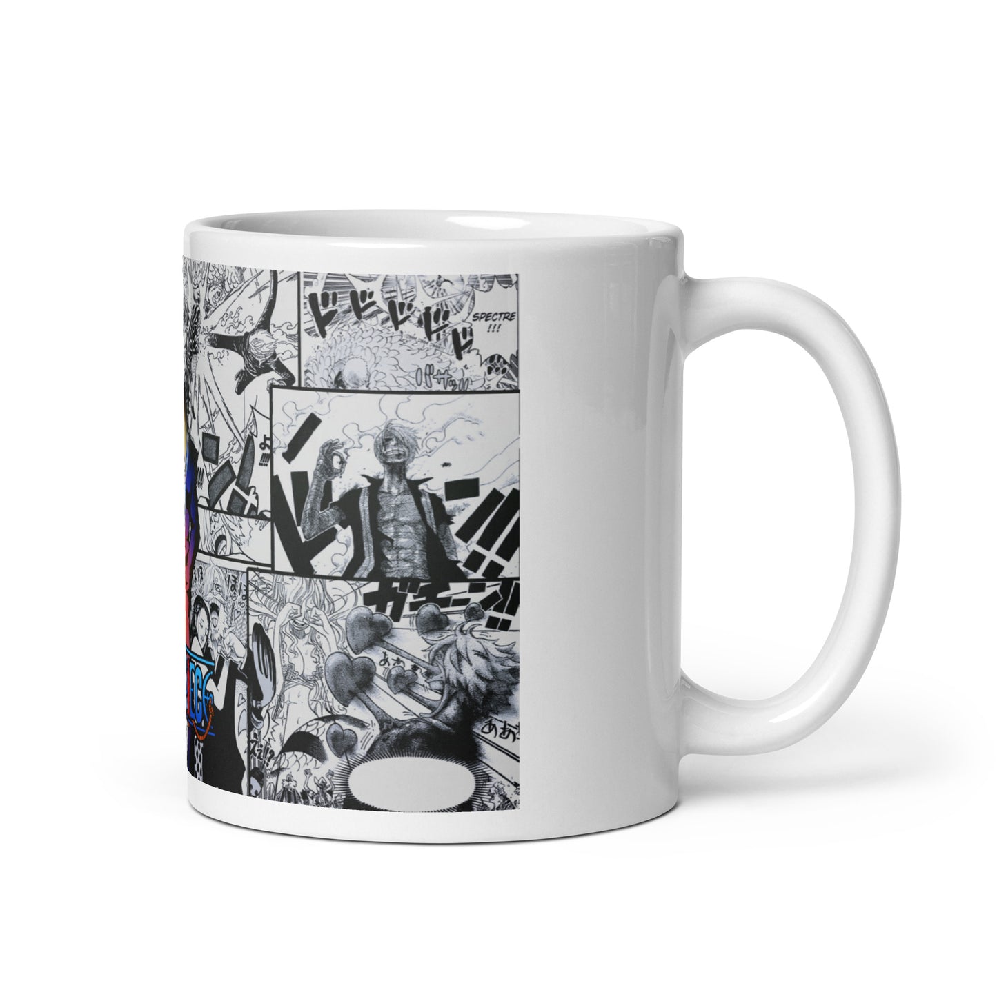 White Glossy Mug -Sanji 7