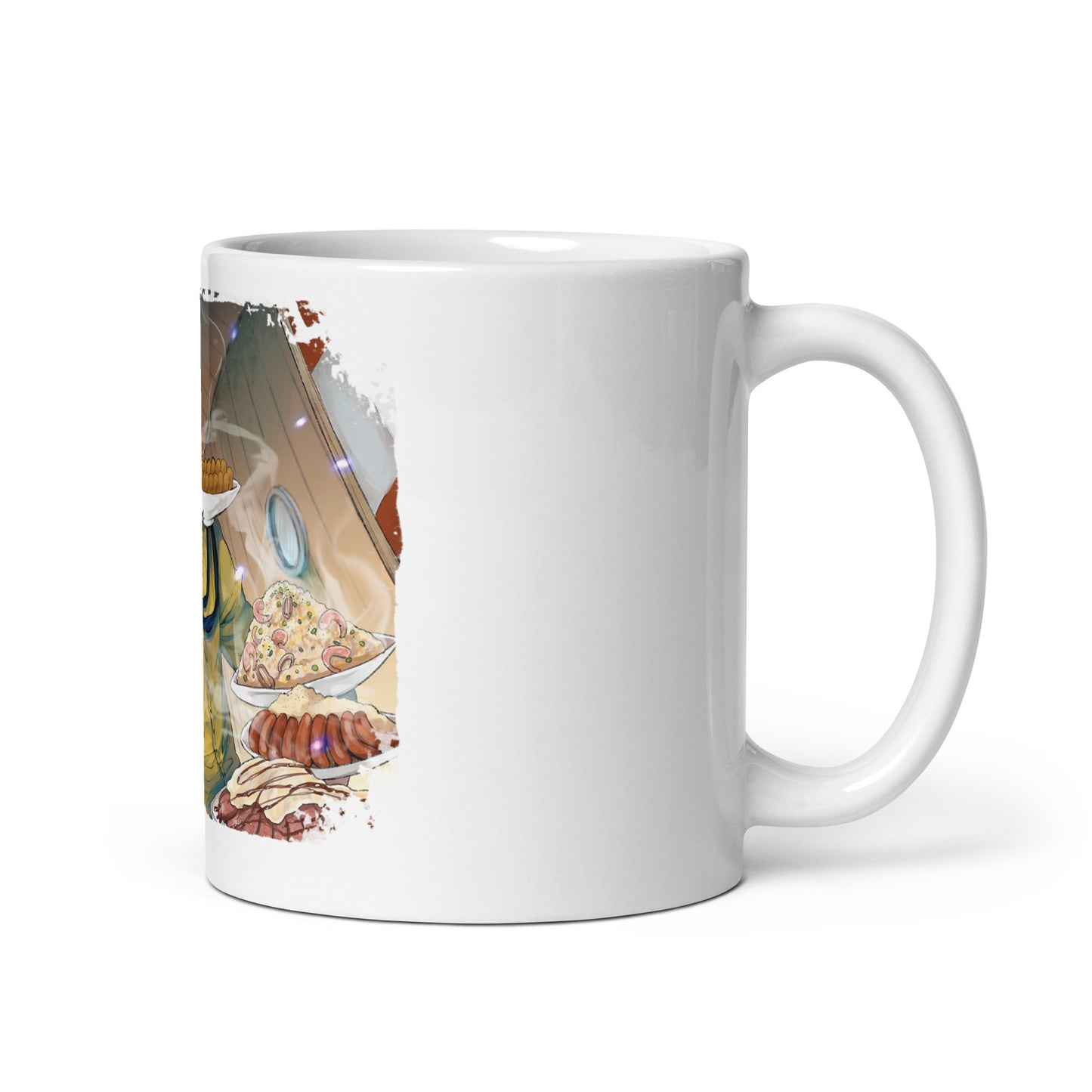 White Glossy Mug -Sanji 9