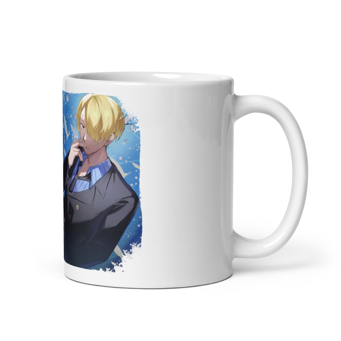 White Glossy Mug -Sanji 18