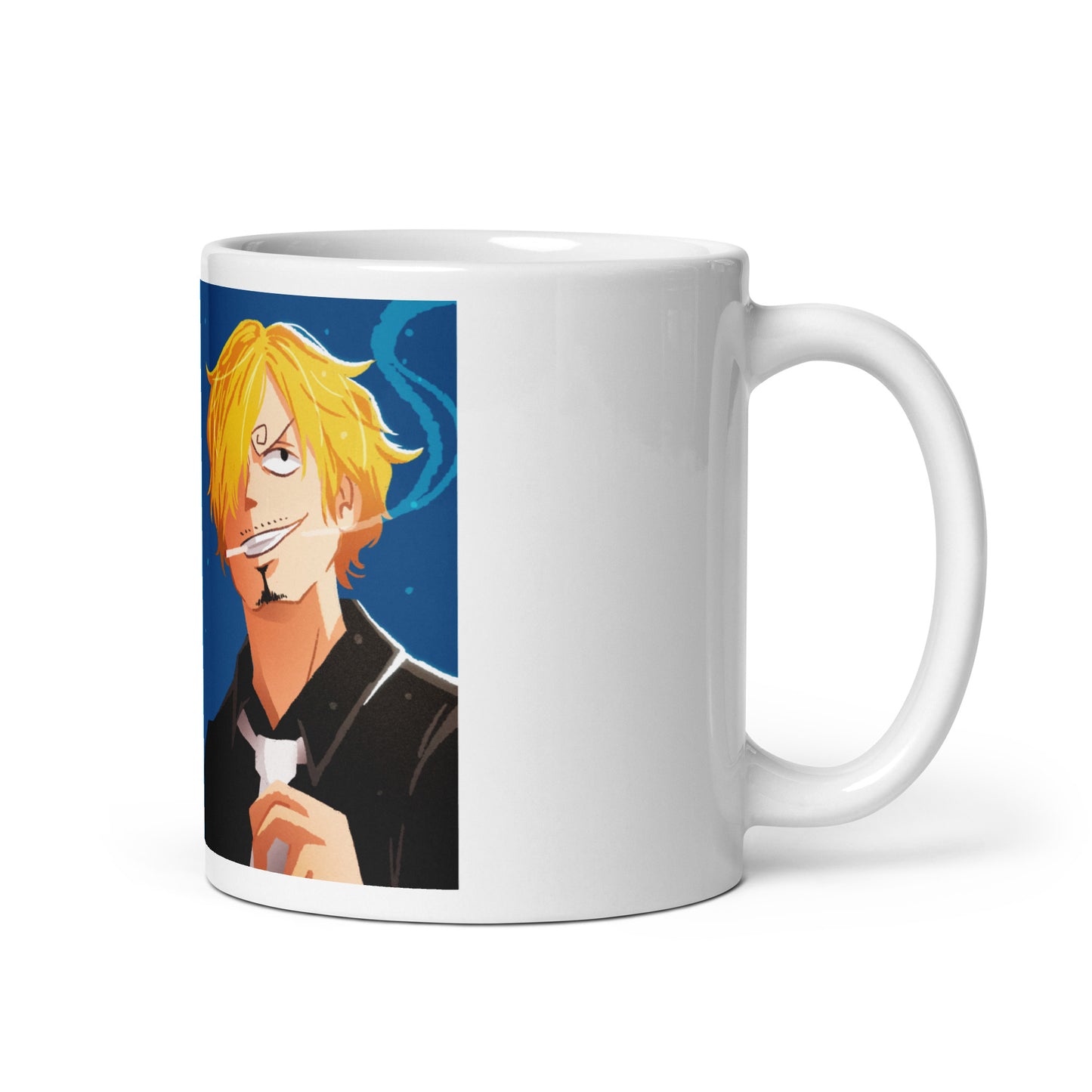 White Glossy Mug -Sanji 21