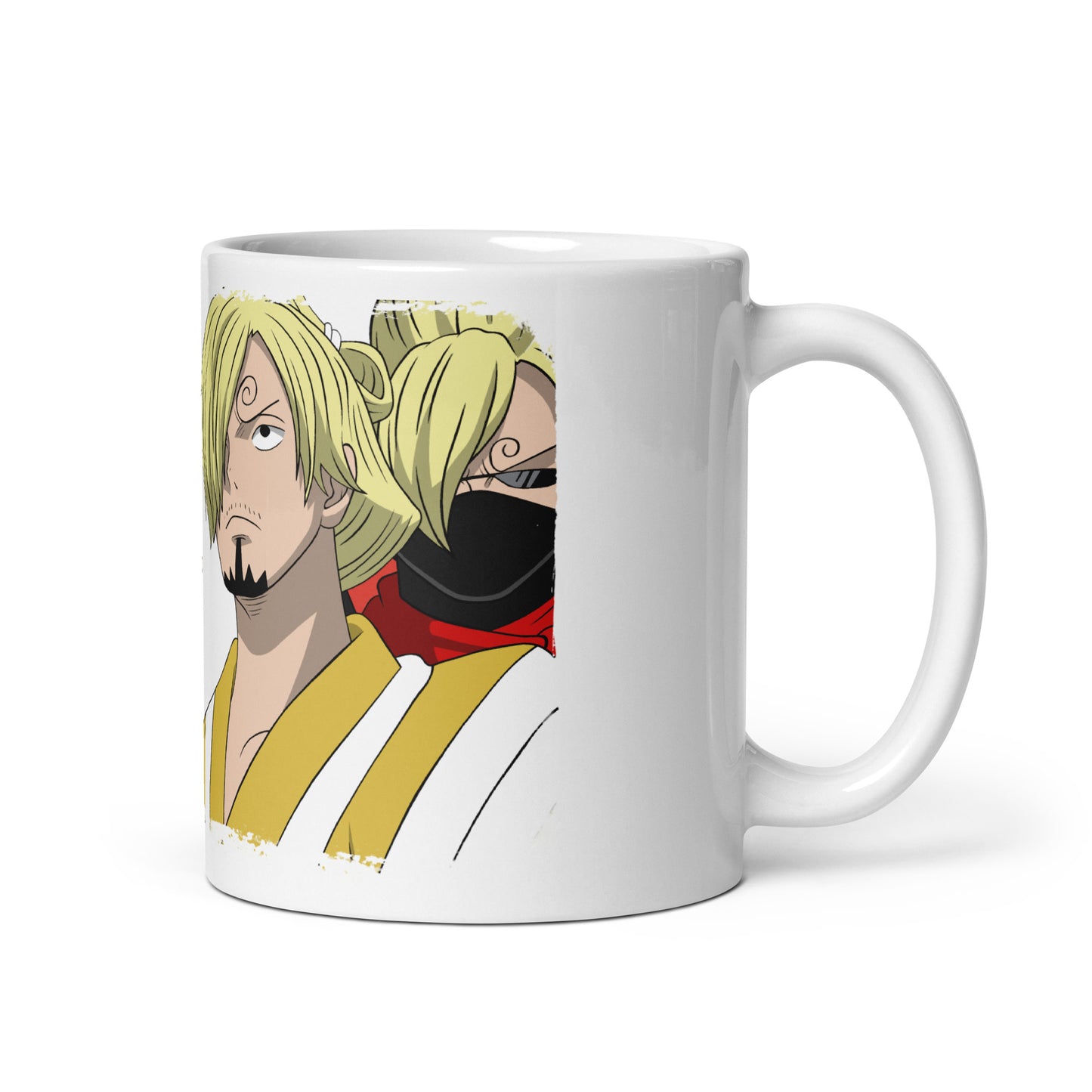 White Glossy Mug -Sanji 24