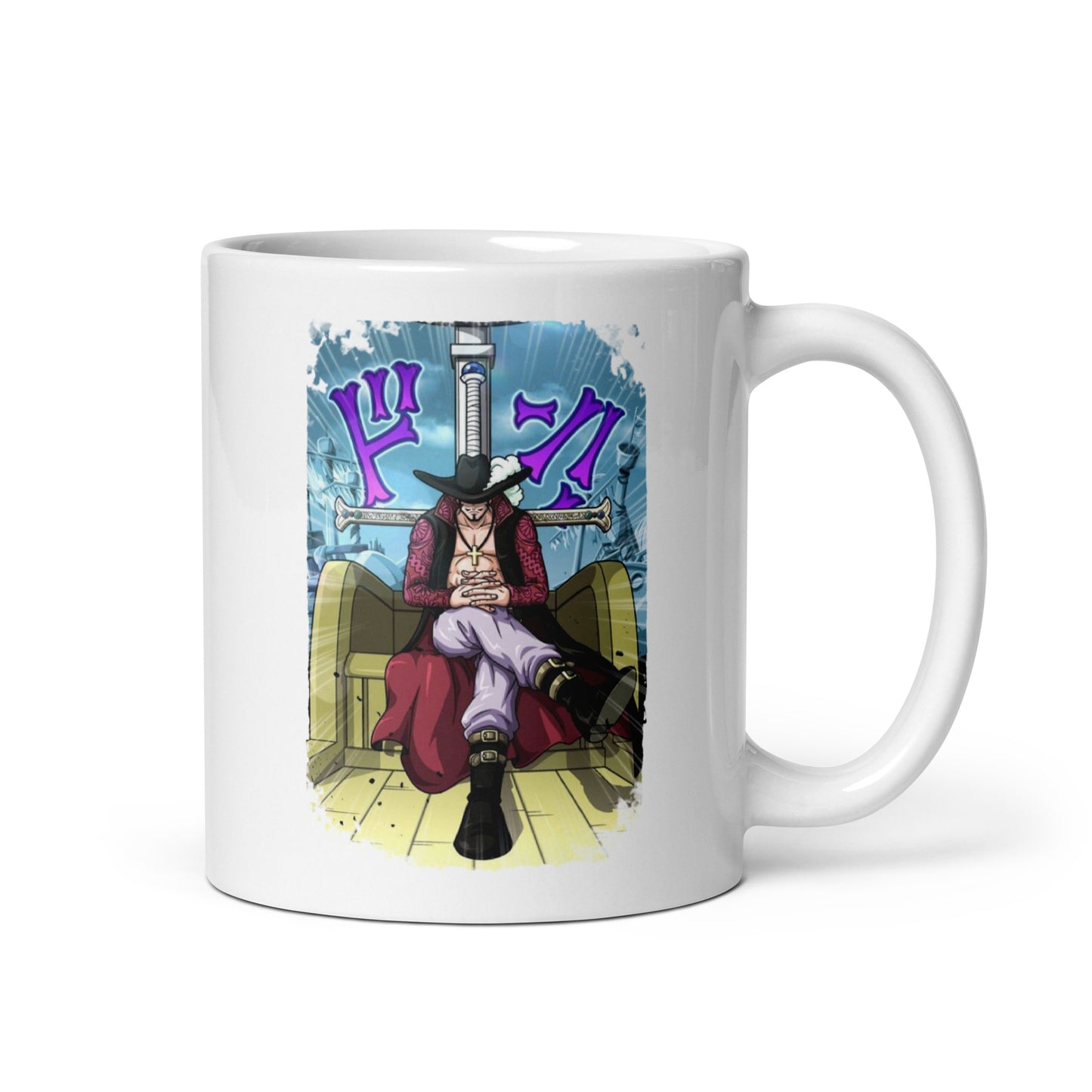 White Glossy Mug - Mihawk 14