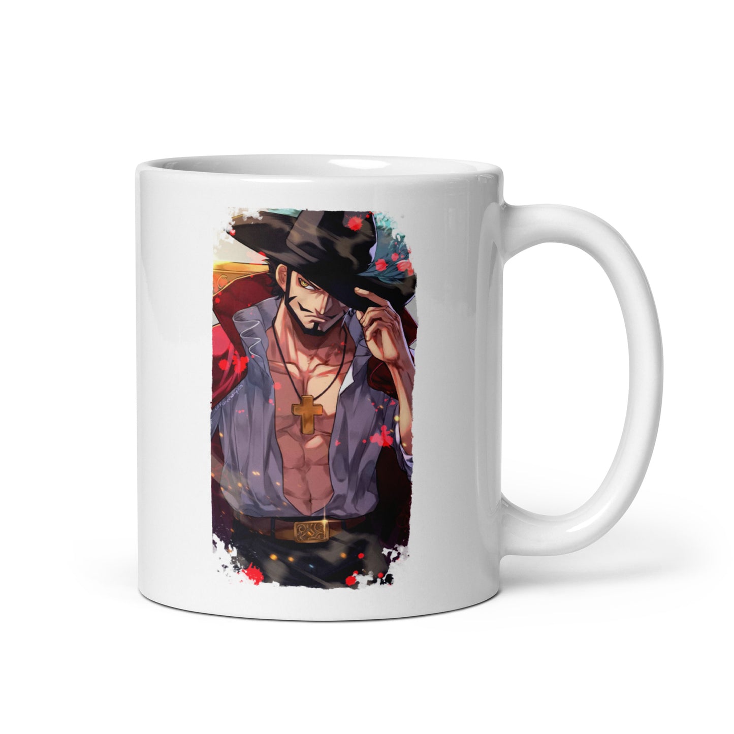 White Glossy Mug - Mihawk 15