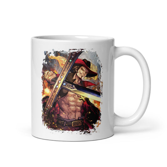 White Glossy Mug - Mihawk 19