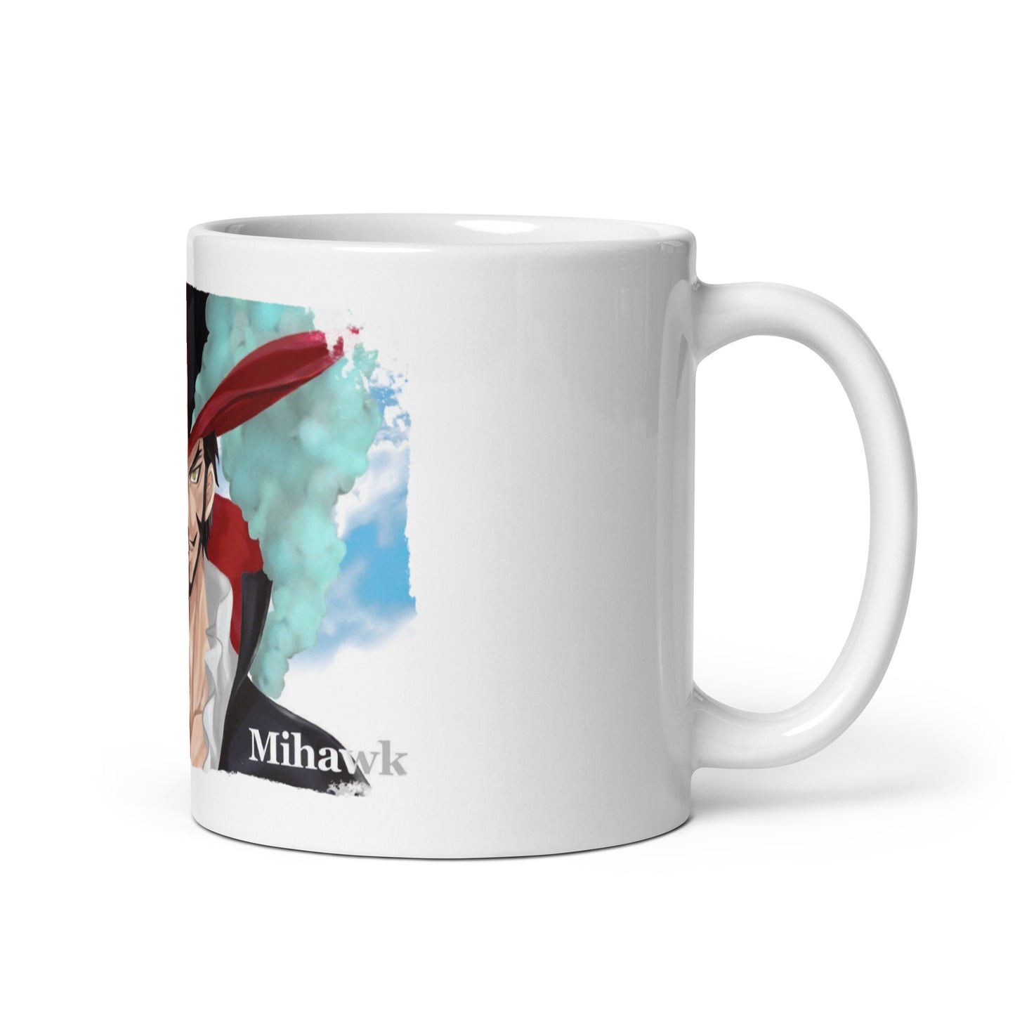 White Glossy Mug - Mihawk 25