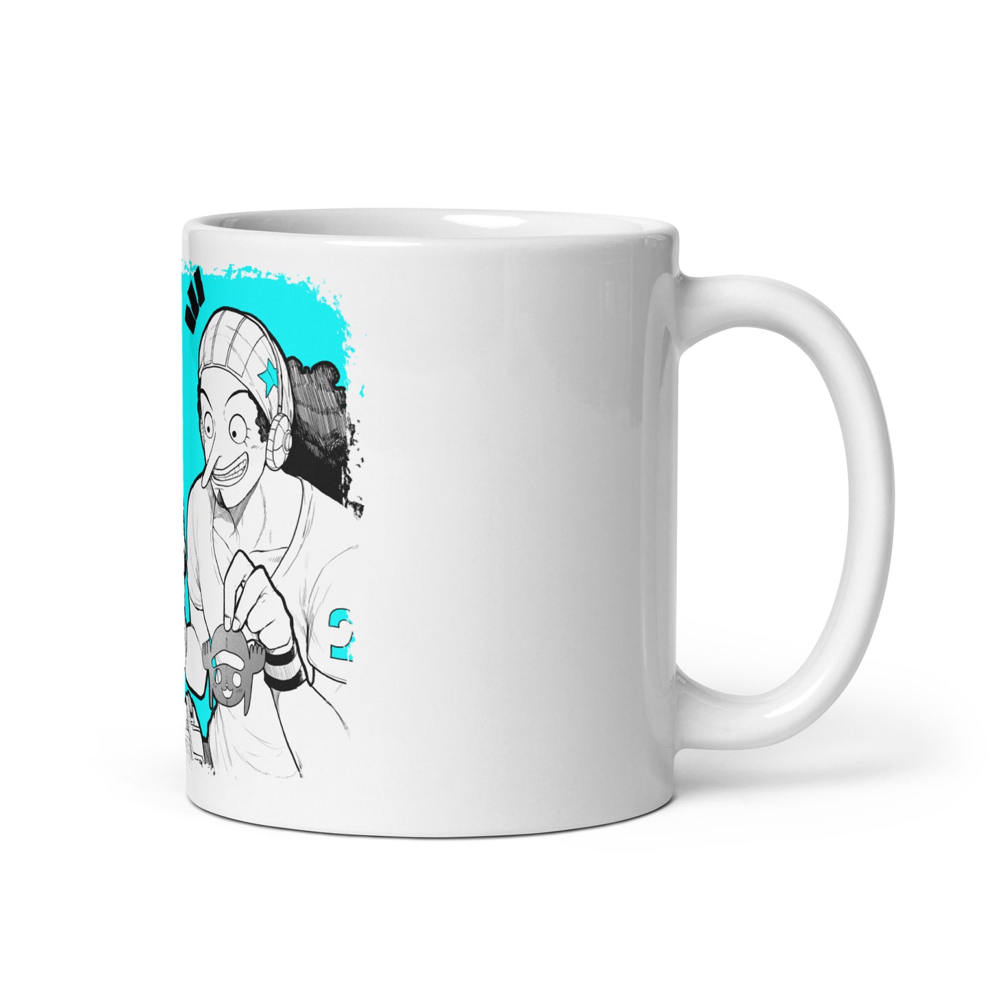 White Glossy Mug - Chopper 5