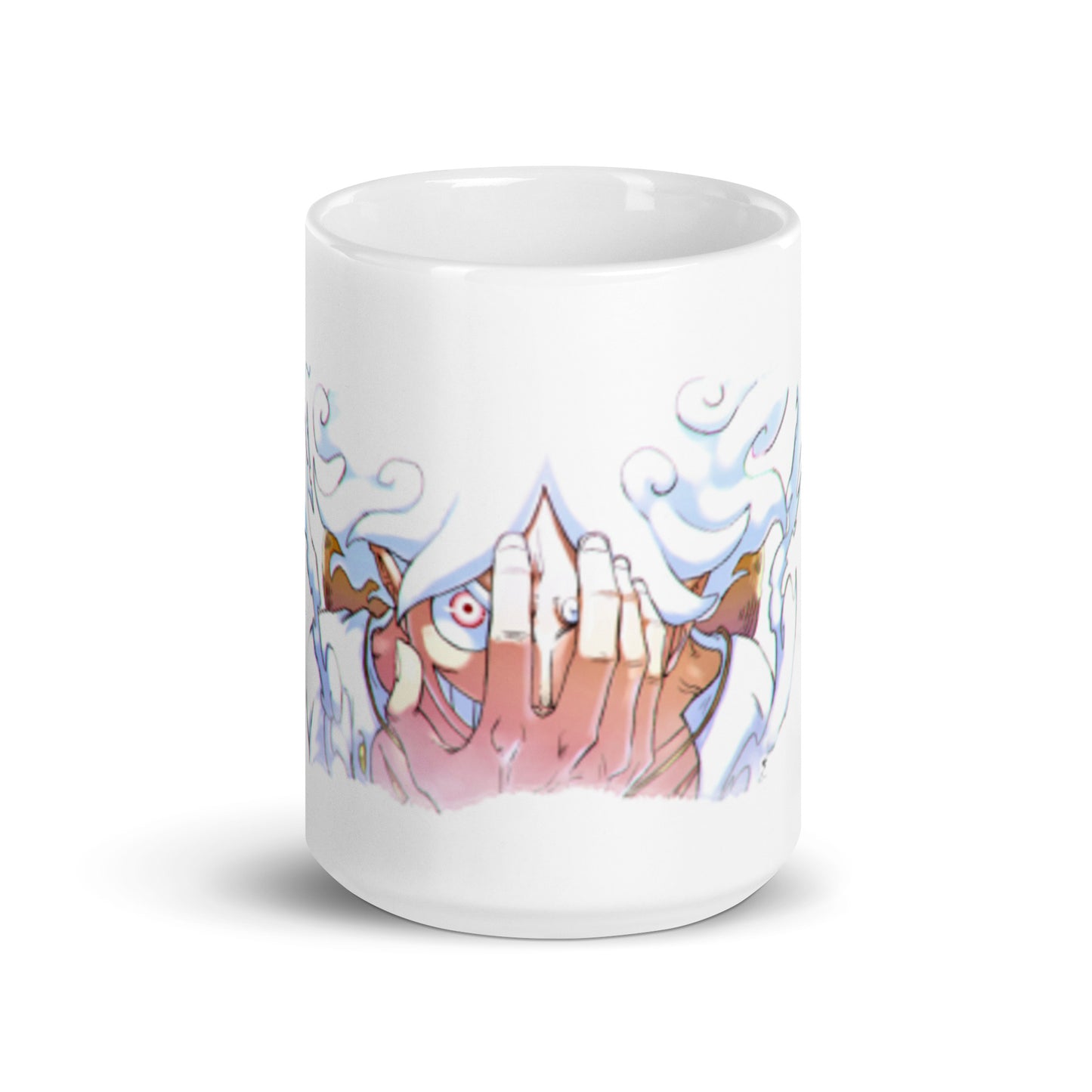 White Glossy Mug - Luffy 1