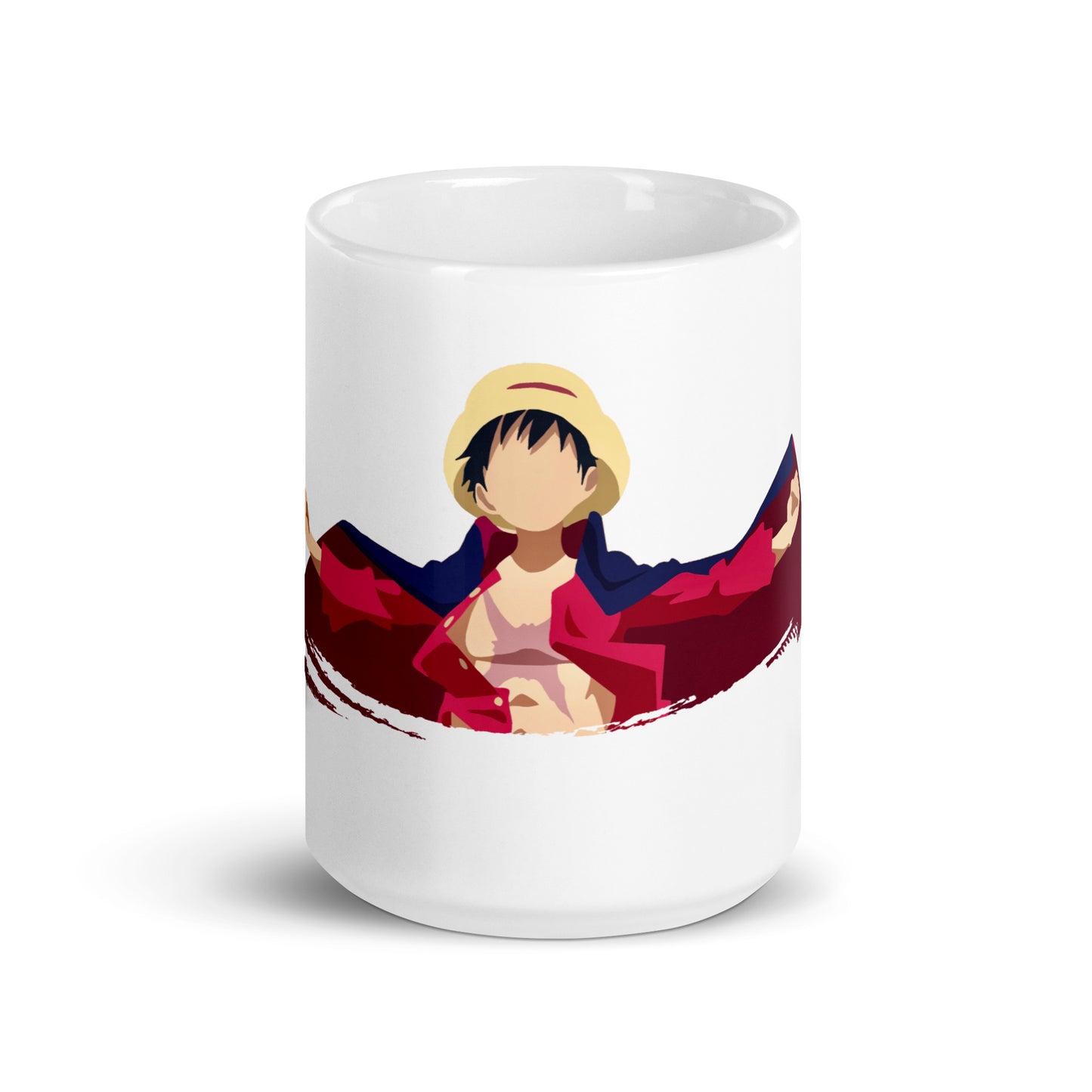 White Glossy Mug - Luffy 13