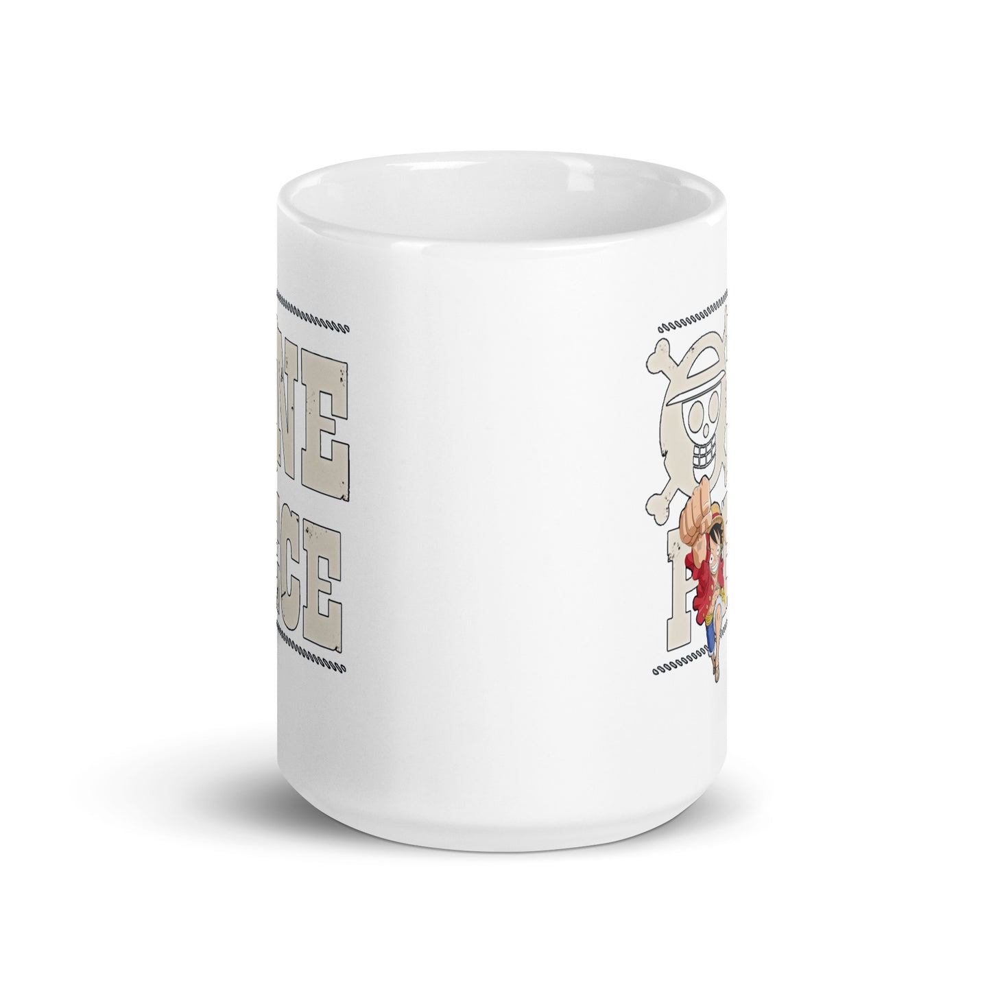 White Glossy Mug - Luffy 16