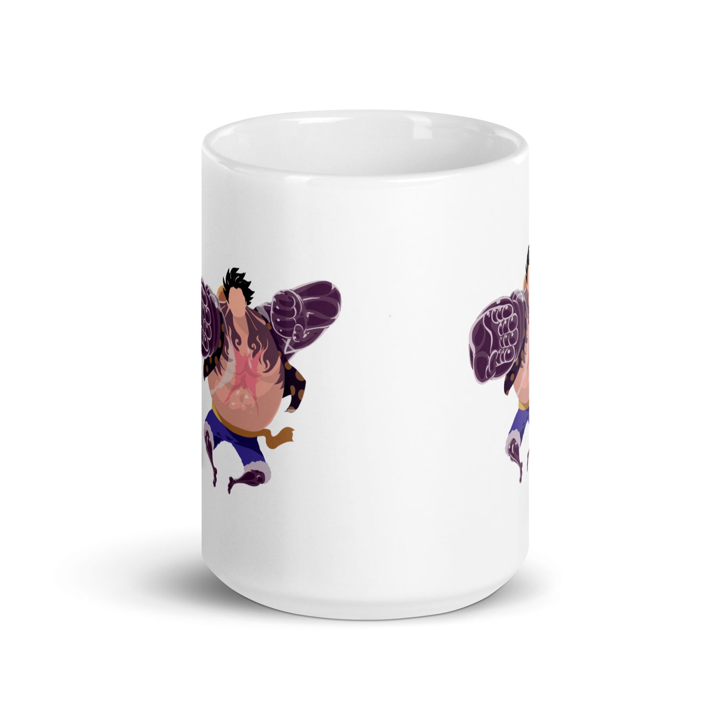 White Glossy Mug - Luffy 18