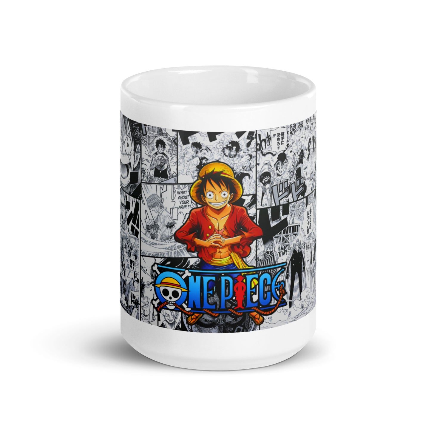 White Glossy Mug - Luffy 22