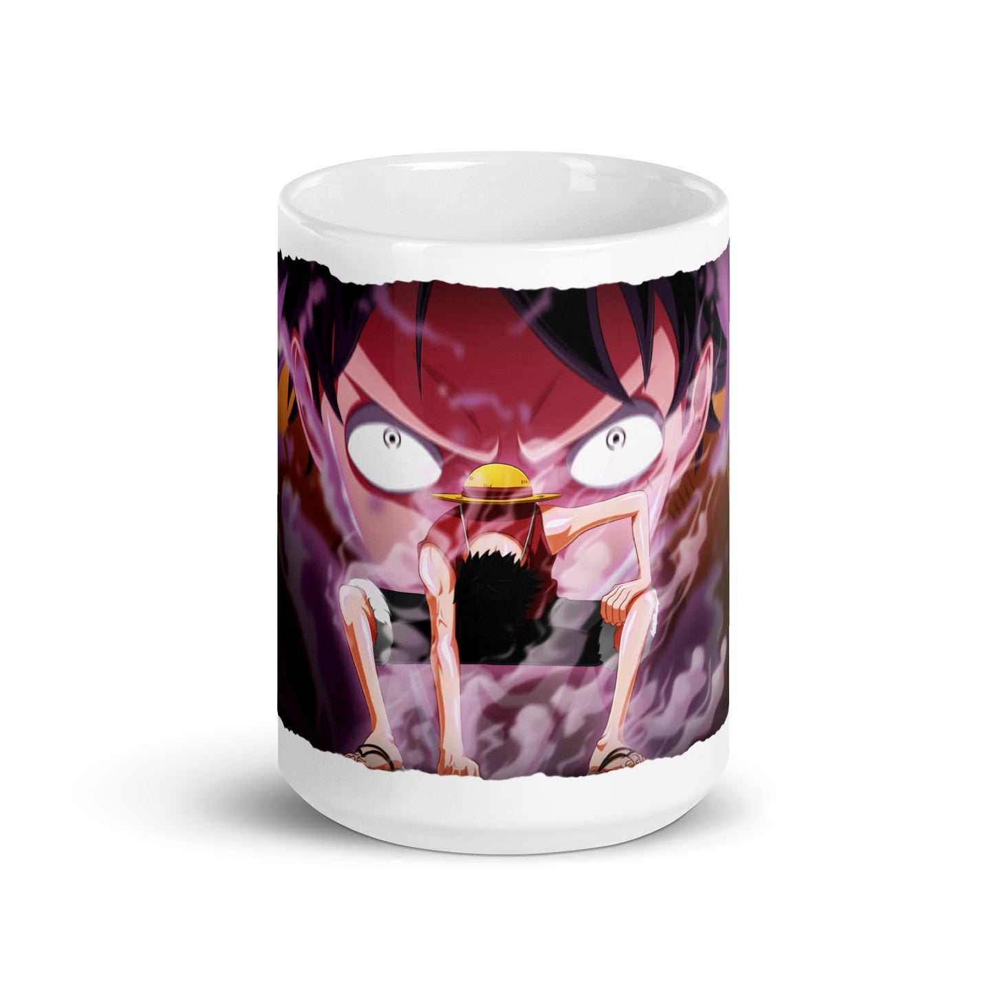 White Glossy Mug - Luffy 23