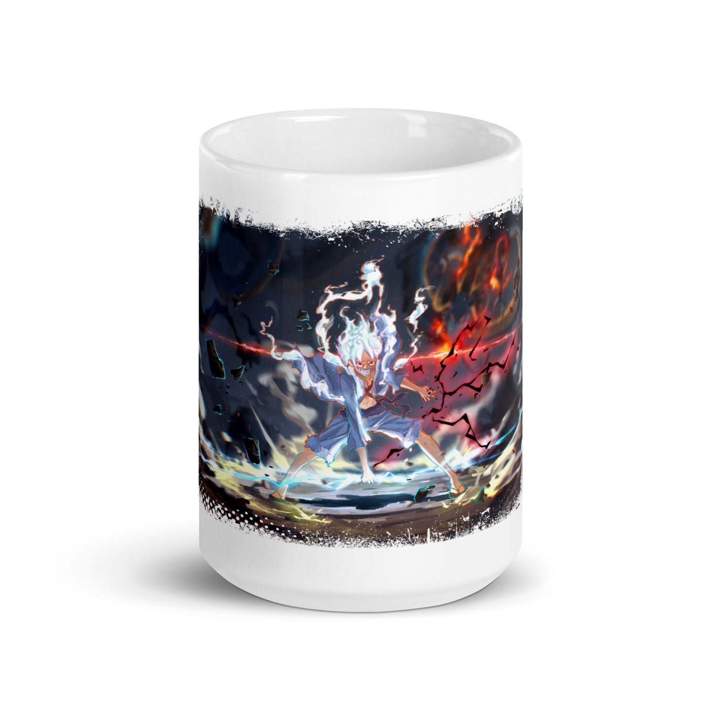 White Glossy Mug - Luffy 25