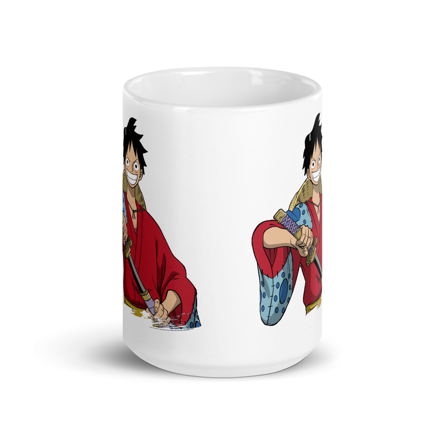 White Glossy Mug - Luffy 26