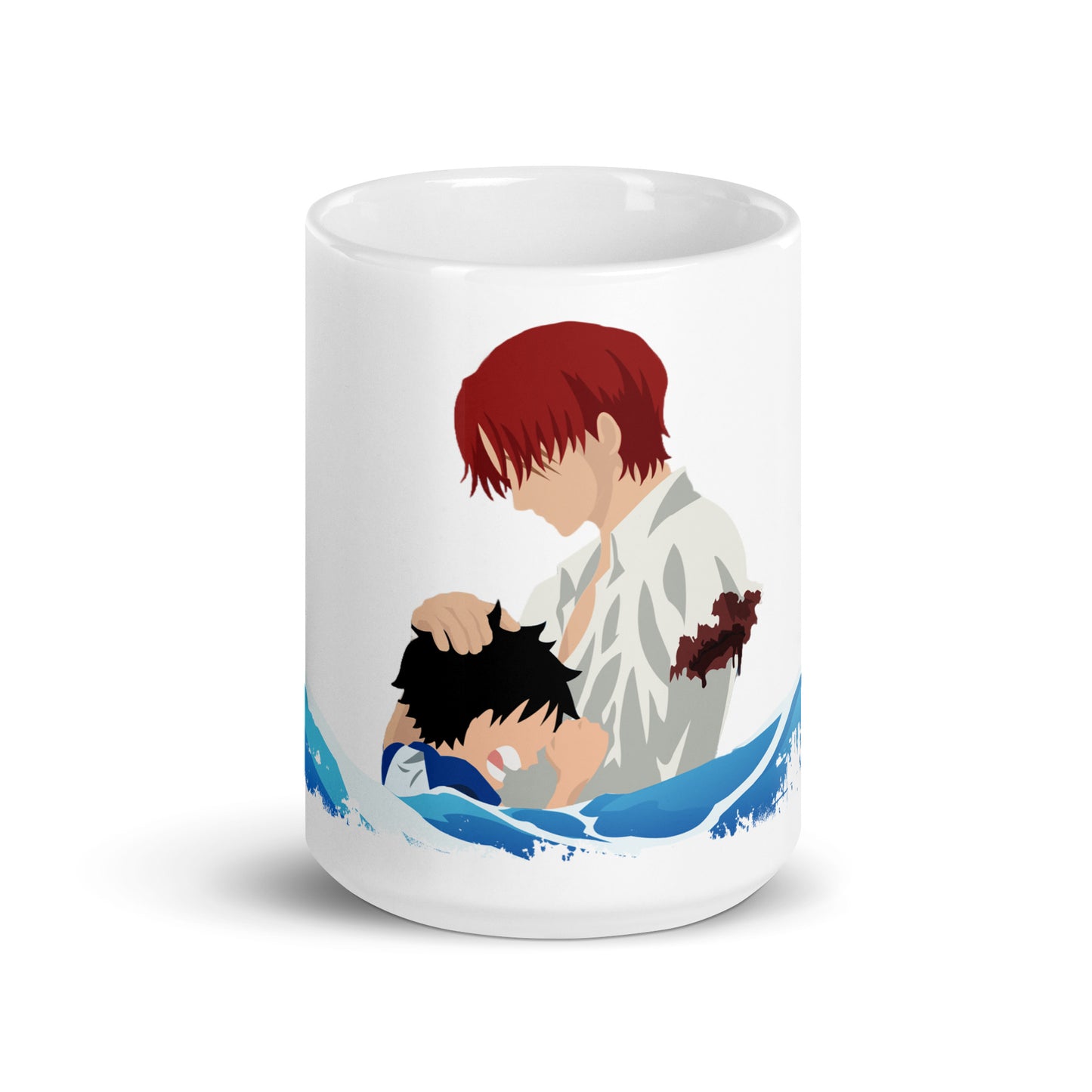 White Glossy Mug - Luffy 27