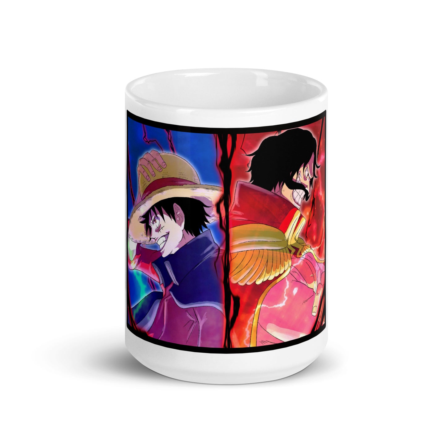 White Glossy Mug - Luffy 28